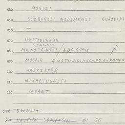 Eastern questionnaire, answ...