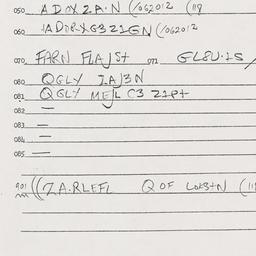 Eastern questionnaire, answ...