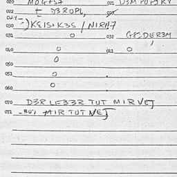 Eastern questionnaire, answ...