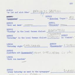 Western questionnaire, answ...