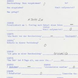Western questionnaire, answ...