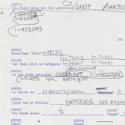 Western questionnaire, answ...