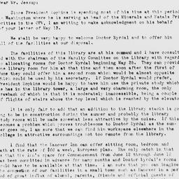 Letter from Albert I. Dicke...