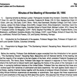 Minutes, 1995-11-30. Americ...