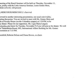 Announcements, 2004-11-11. ...