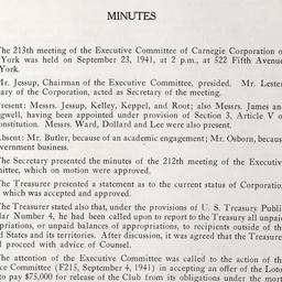 Executive Committee Meeting