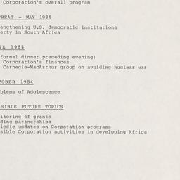 Agenda Committee