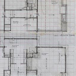 First, second floor plans