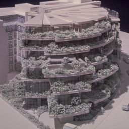 Model, exterior view.