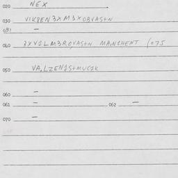 Eastern questionnaire, answ...
