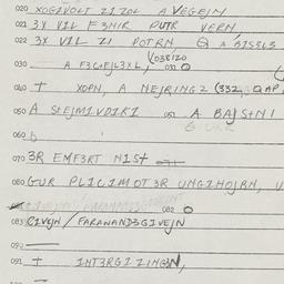 Eastern questionnaire, answ...