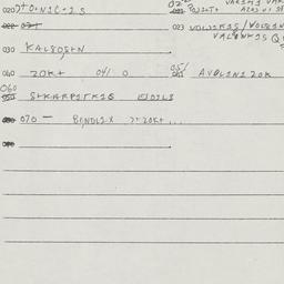 Eastern questionnaire, answ...
