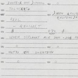 Eastern questionnaire, answ...