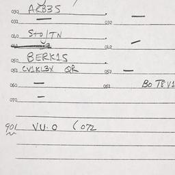 Eastern questionnaire, answ...