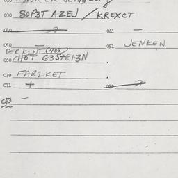 Eastern questionnaire, answ...