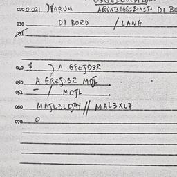 Eastern questionnaire, answ...