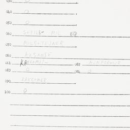 Eastern questionnaire, answ...