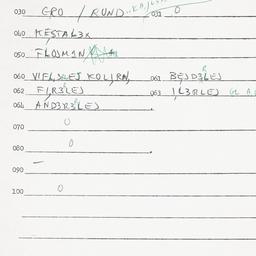 Eastern questionnaire, answ...