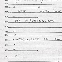 Eastern questionnaire, answ...