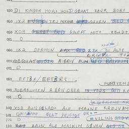 Eastern questionnaire, answ...
