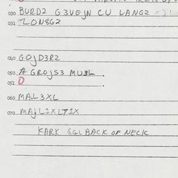 Eastern questionnaire, answ...