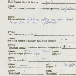 Western questionnaire, answ...