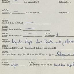 Western questionnaire, answ...