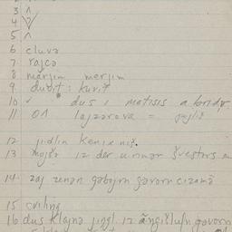 Eastern questionnaire, blue...