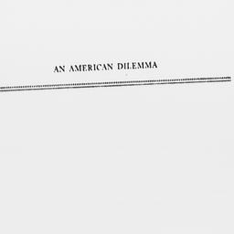 An American Dilemma, Excerp...