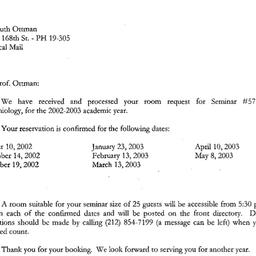 Correspondence, 2003-07-10....