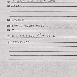 Eastern questionnaire, answ...