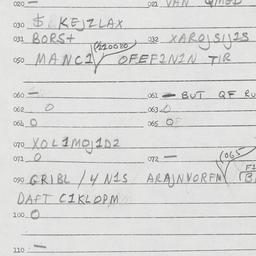 Eastern questionnaire, answ...