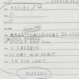 Eastern questionnaire, answ...
