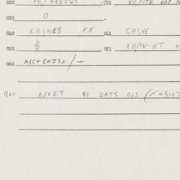 Eastern questionnaire, answ...