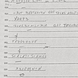 Eastern questionnaire, answ...