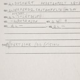 Eastern questionnaire, answ...