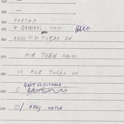 Eastern questionnaire, answ...