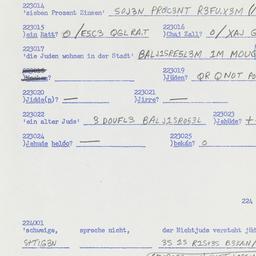 Western questionnaire, answ...