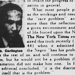 Article by S.W. Garlington ...