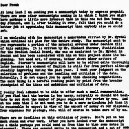 Letter from Samuel A. Stouf...