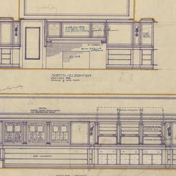 Dining room interior elevation