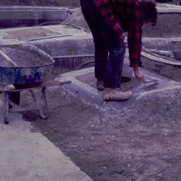 Construction view, installi...