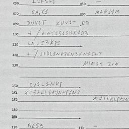 Eastern questionnaire, answ...