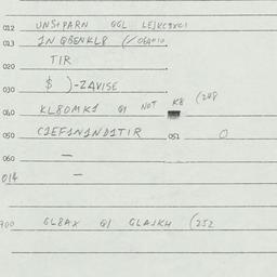 Eastern questionnaire, answ...