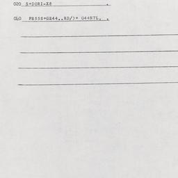 Western questionnaire, answ...