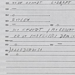 Eastern questionnaire, answ...