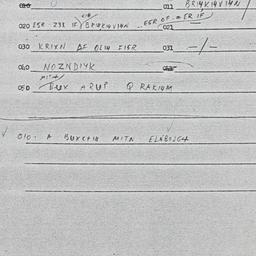 Eastern questionnaire, answ...
