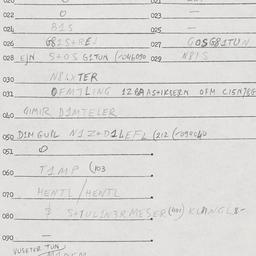 Eastern questionnaire, answ...