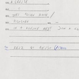Eastern questionnaire, answ...