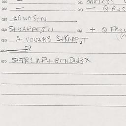 Eastern questionnaire, answ...
